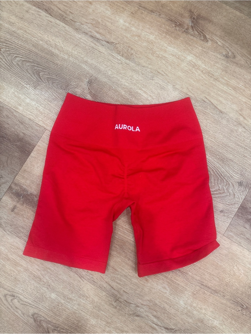 Aurola Red Women's Bike Shorts